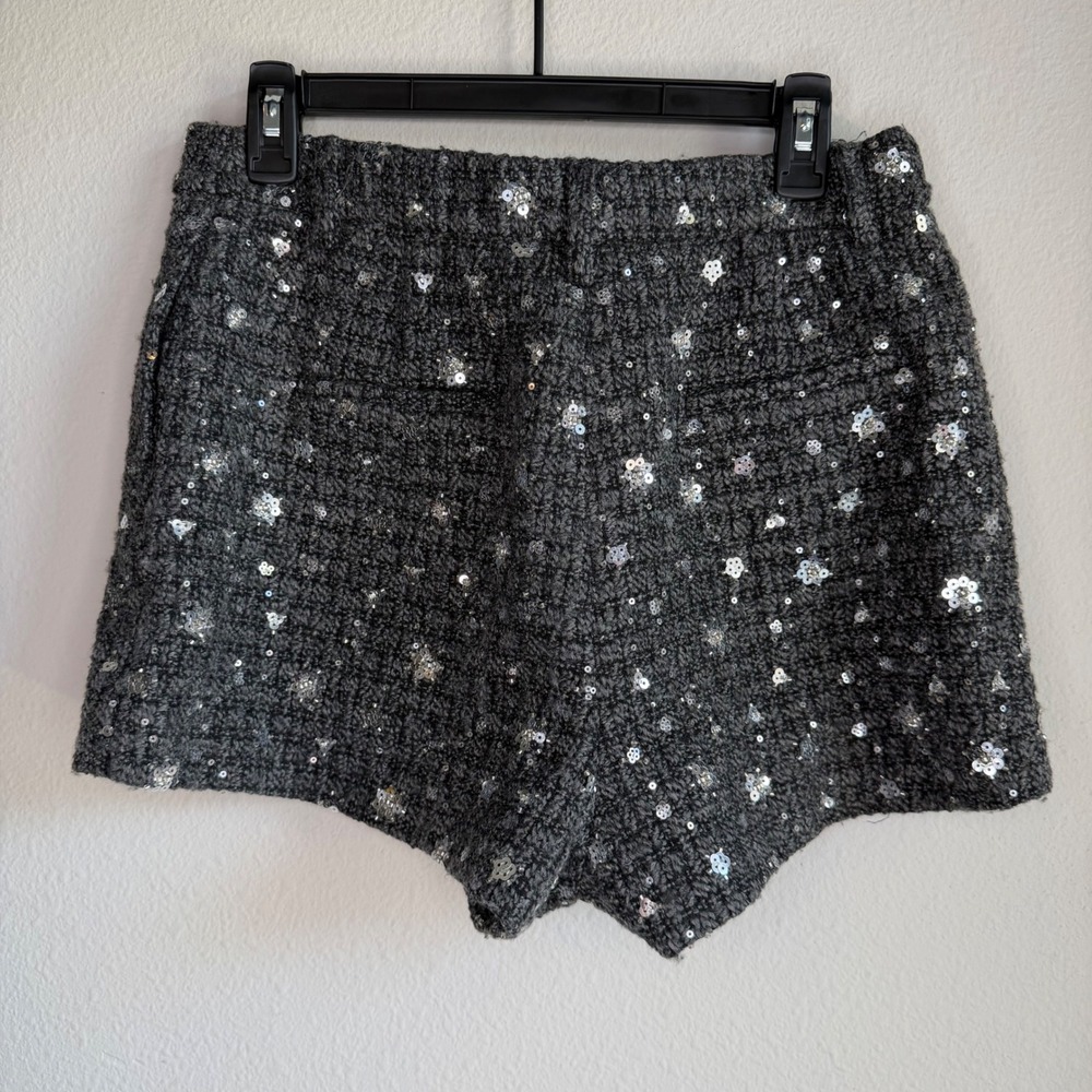 ASTR The Label Wynn Tailored Shorts Charcoal Gray NWT Size Medium Minimalist - Picture 10 of 12